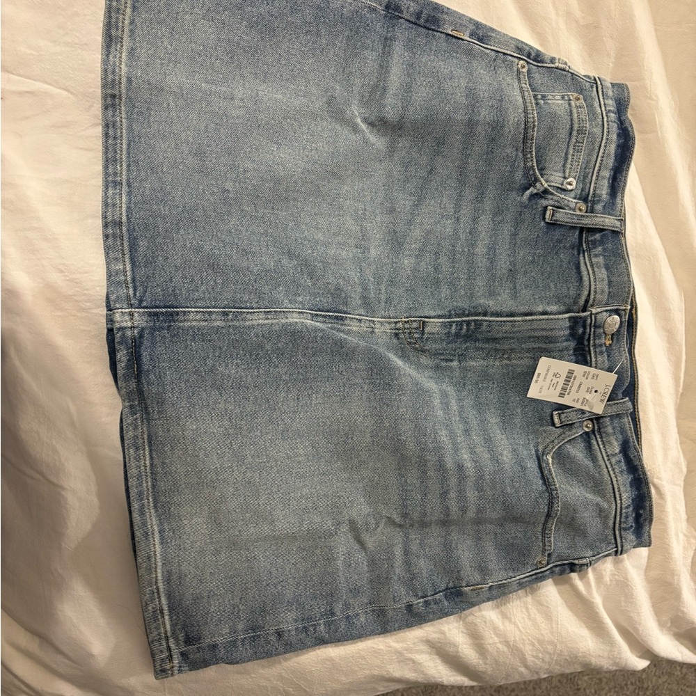 J.Crew Blue Denim Mini Skirt